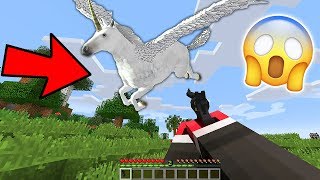 TEK BOYNUZLU UNİCORN ATINI GÖRDÜM ? - Minecraft