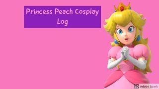 Princess Peach Cosplay Work Log Ironing and Cutting Fabric!