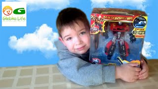Robot Transformer machine. Красный Трансформер, Машинки трансформеры.
