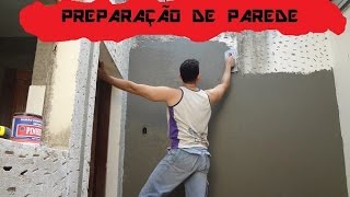 Preparação de parede