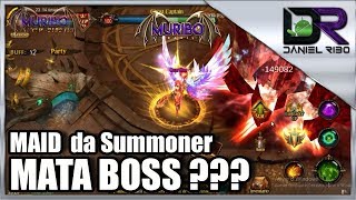Mu origin Classe Summoner, a maid mata Boss sozinha ? Mu RIBO