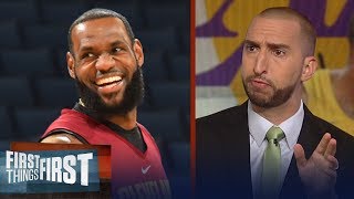 Nick Wright says LeBron is secure with where his legacy will end up | NBA | FIRST THINGS FIRST