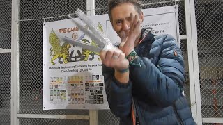 No spin 1/2 spin метание ножа со связанными руками ИВА