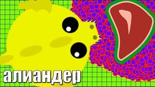 ИГРАЮ КАК НУБИК, НО КОМАНДА ПОМОГЛА ВЫРВАТЬСЯ В ТОП МОПИО. ИГРАЕМ В Mope.io