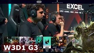 Fnatic vs Excel | Week 3 Day 1 S10 LEC Spring 2020 | FNC vs XL W3D1