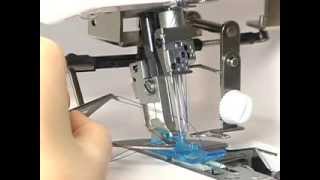 JANOME1200D коверлок видео обзор