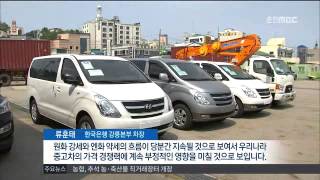 춘천MBC뉴스 R)북방항로 중단에 예산 삭감, 속초항 "위기"