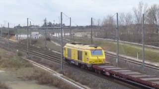 des trains qui passent - Manduel bifurcation - 01/02/2017