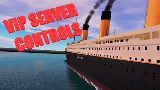 How To Access VIP Server Controls In Roblox Titanic