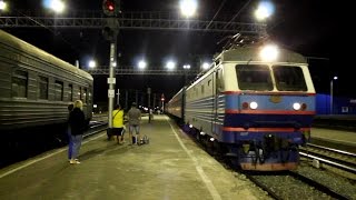 ЧС2К-912 с поездом №317 прибывает на станцию Пенза-1