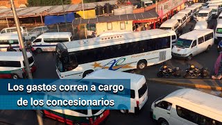 Acuerdan aumento de tarifa del transporte público en Edomex