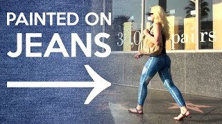 GIRL WALKS AROUND L.A. WITH NO PANTS