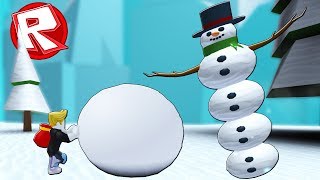 СЛЕПИЛ СНЕГОВИКА, СИМУЛЯТОР СНЕГОВИКА В РОБЛОКС  | Roblox