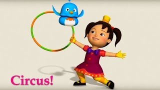 Английский язык для малышей - Мяу-Мяу - Circus (Цирк) - учим английские слова
