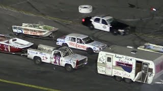 Night of Destruction TRAILER RACE Irwindale Speedway 11-1-14