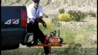 Lewis Winch uprights overturned vehicle