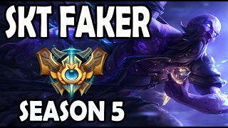 SKT T1 Faker Ryze vs Lulu MID Ranked Challenger Korea
