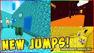 Прохождение паркур карты--Unique Parkour | Версия 1.10.2