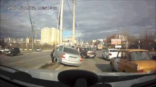 Потеряла управление