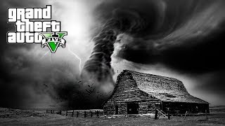 SAVING MY FAMILY!!! SCARY TORNADO DESTROYED OUR FARM!!! (GTA V Mods)