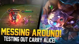 MESSING WITH AD ALICE!! Arena of Valor Gameplay - Alice Gameplay