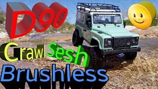MN Model D90 Brushless crawl sesh!
