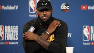 James Harden Texting Lebron Before Game 1 vs Warriors