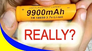 18650 3.7В 9900мАч Li-ion аккумулятор. Правда или нет? Реальная емкость?