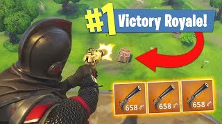 *NEW* SILENCED PISTOL ONLY CHALLENGE!! (Fortnite Battle Royale)
