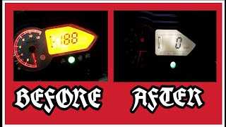 Pulsar Speedometer LED Modification!!!!