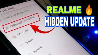 Realme hidden software Update !!!?  Realme  1 software update| realme recovery mode |