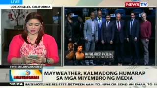 BT: Pacquiao at Mayweather, nagharap sa pre-fight press conference