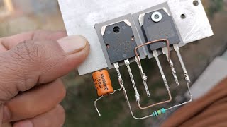 DIY AMPLIFIER WITH TRANSISTOR D718 & B688