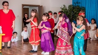 8 марта в детском саду "Балакай" г.Астана. Индийский танец Indian dance