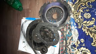 Замена сцепления ваз 2108-2115. с горело полностью.