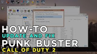 ★ How to update PUNK BUSTER for Call of Duty 2 2018-NEW ★