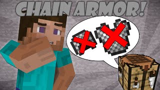 Why You Can't Craft Chain Armor - Minecraft