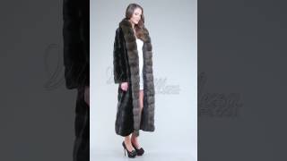 Шуба из меха норки Уляна