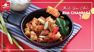 Cách làm THỊT BA CHỈ RIM CHANH SẢ đậm đà đưa cơm | MÓN NGON MỖI NGÀY