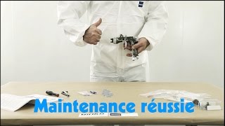 Tutoriel BINKS : montage et démontage du pistolet de pulvérisation