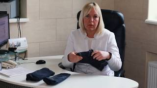 Применение бандажа на колено.