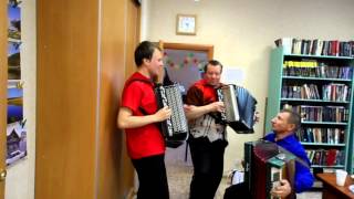 "Цыганочка" трио баянистов. Старопышминск 25.05.2013