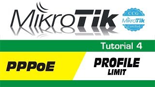 MikroTik Tutorial 4 - Mikrotik Pppoe server with profiles configuration