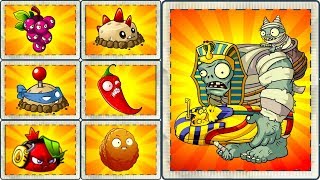 Plants vs Zombies 2 Every Instant Kills Plants vs Mummified Gargantuar PVZ 2 Gameplay Primal HIT