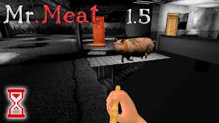 Эксперимент: сбросить свинью с фермы Мистера Мита | Mr. Meat 1.5