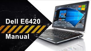 Мануал по разборке ноутбука Dell Latitude E6420