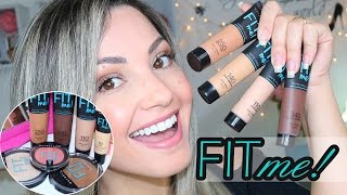 FIT me Maybelline Bases, corretivos, blushes e pó Por Bia Munstein