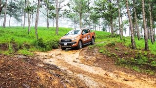 Otosaigon - Ford Ranger 2015 offroad rừng Đà Lạt