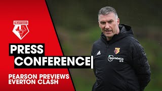 PEARSON PREVIEWS EVERTON CLASH | PRESS CONFERENCE