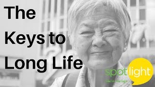 "The Keys to Long Life" - practice English with Spotlight